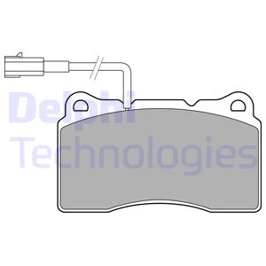 

Тормозная накладка DELPHI LP3157 на 13 GIULIETTA