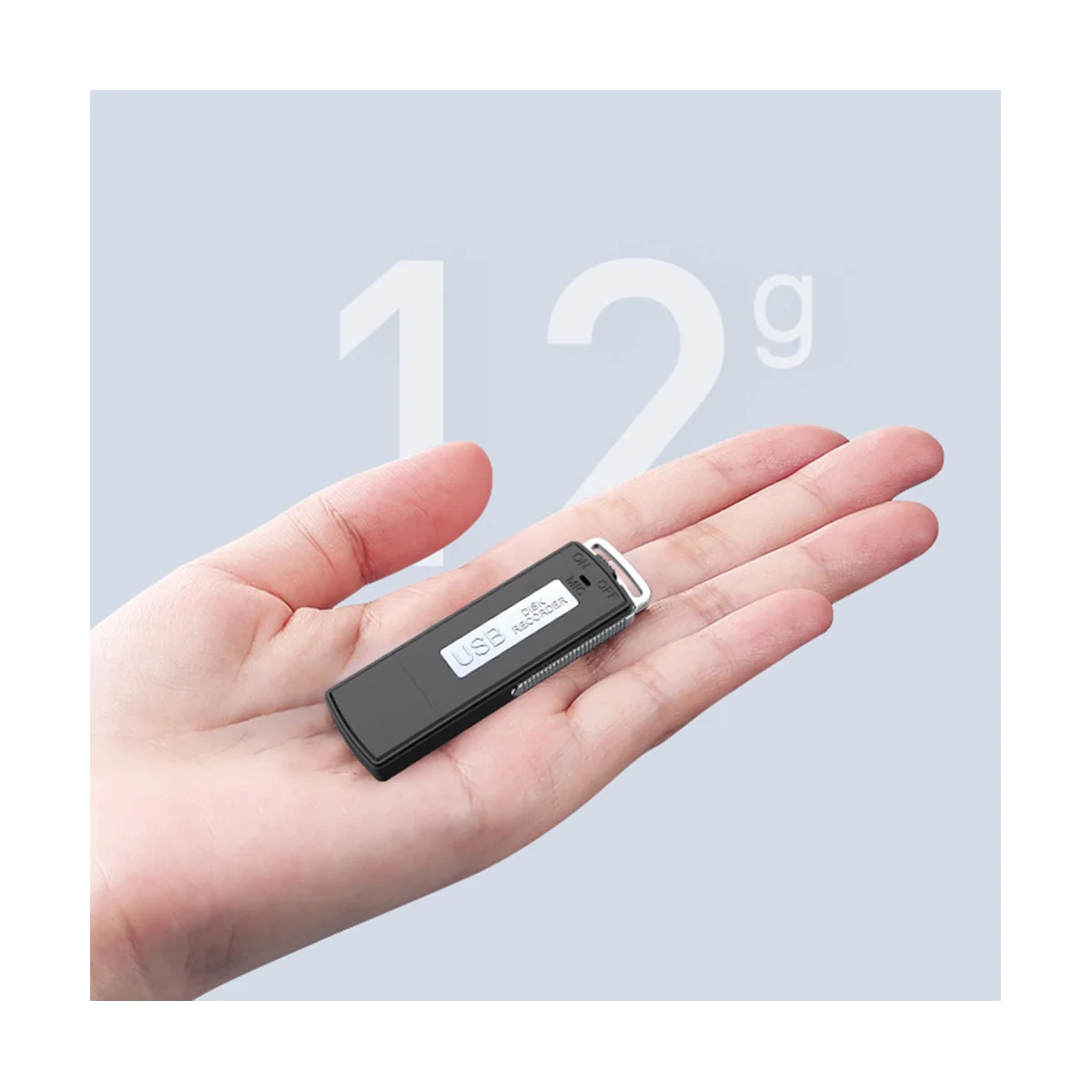 

8G USB флэш-накопитель, диктофон, перезаряжаемый Цифровой диктофон, звукозапись для ПК совещание интервью