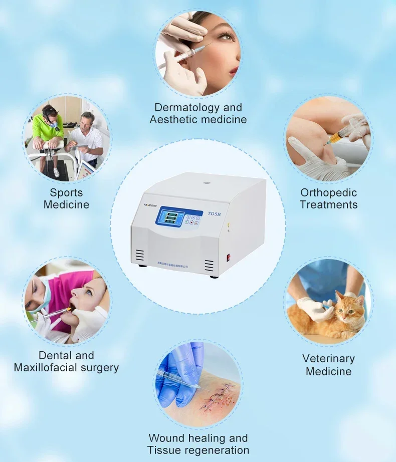 Настольная низкоскоростная центрифуга косметическая плазменная PRF swing out prp