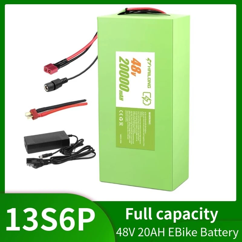 

EBike Lithium ion Battery 48V 20AH ≤1200W E Bike Scooter Electric Bicycle Motor