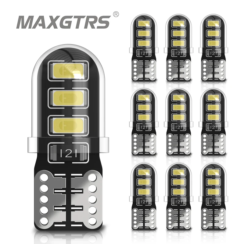 10X High Power 2835 Chip T10 W5W 15W 194 168 Car LED DRL Interior Reading Map Dome SIDE INDICATOR Lights Car Light Source