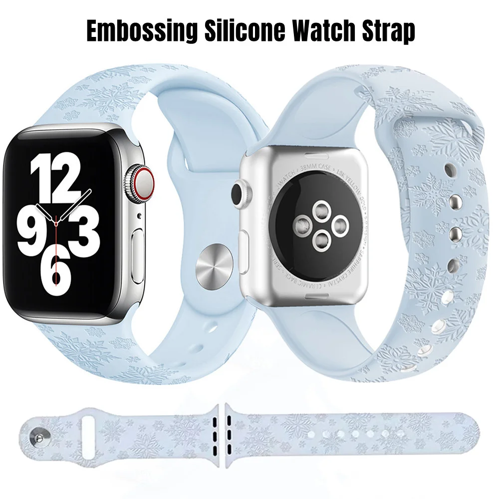 

Ремешок силиконовый для Apple Watch 7 6 5 4 Band 38 мм 40 мм 41 мм