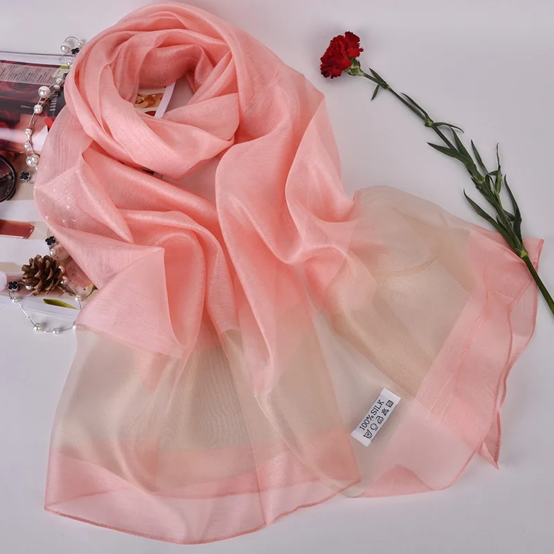 

Luxury Silk Solid Color Scarf Women's Hijab Muslim Headband Design Pleated Hijab Wrap Shawl Fashion Scarf 2022 New