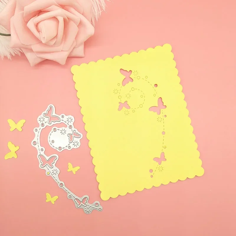 Металлические штампы с летающей бабочкой резак нож трафареты для изготовления