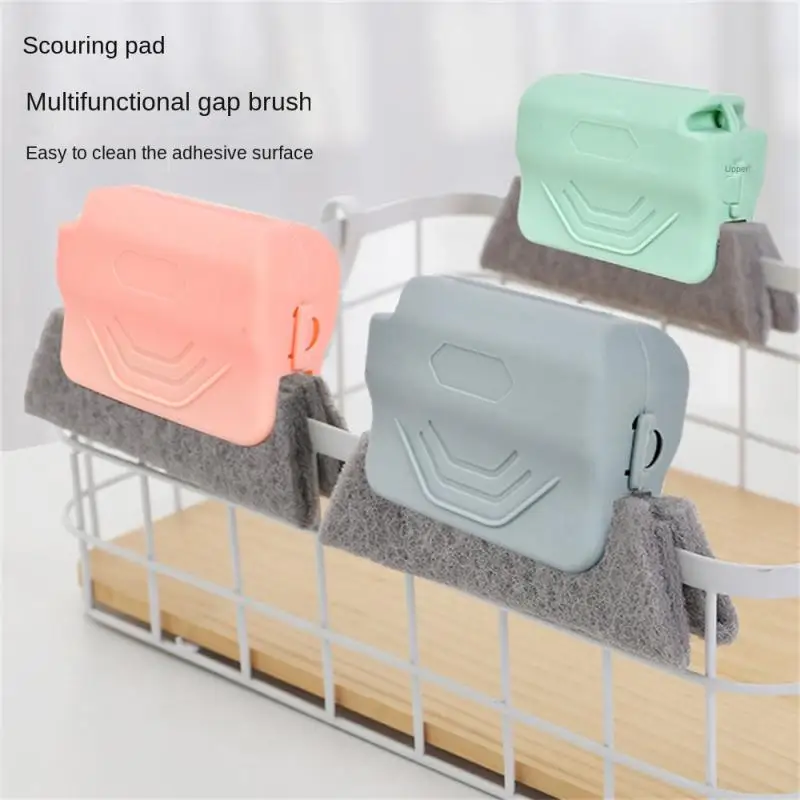 

Groove Cleaning Groove Cleaning Cloth Groove Cleaner Green Clean Windowsill Scouring Pad Dead Corner Crevice Cleaning Brush Grey