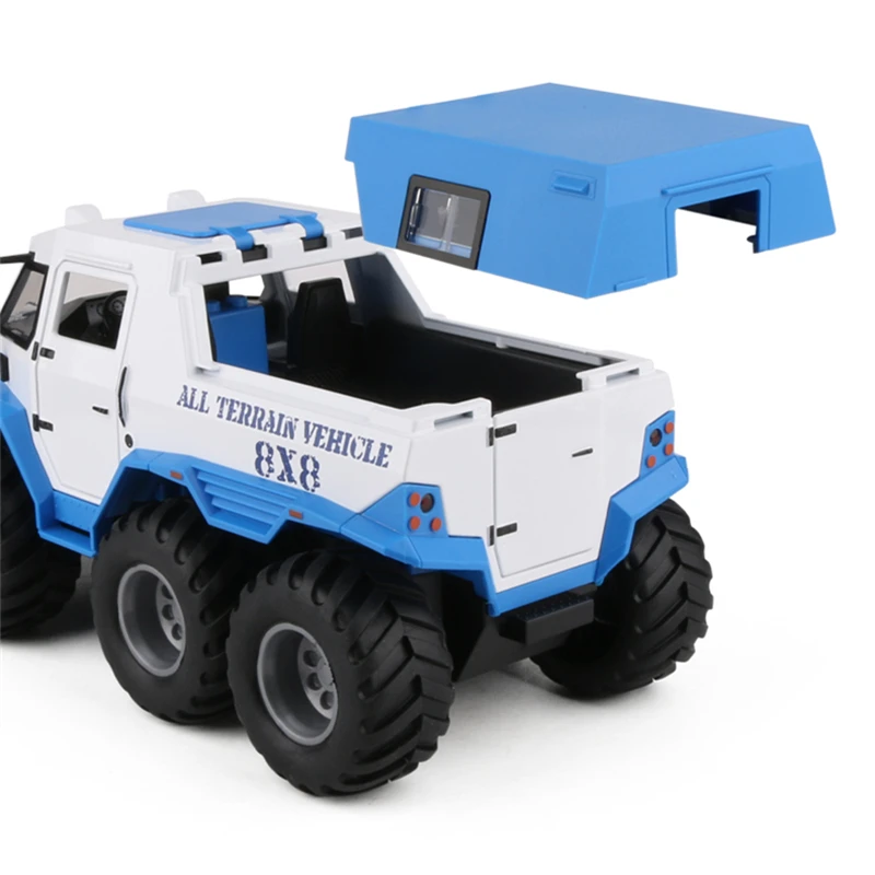1:24 российский Завоеватель шаман 8*8 модель бронированного автомобиля из сплава