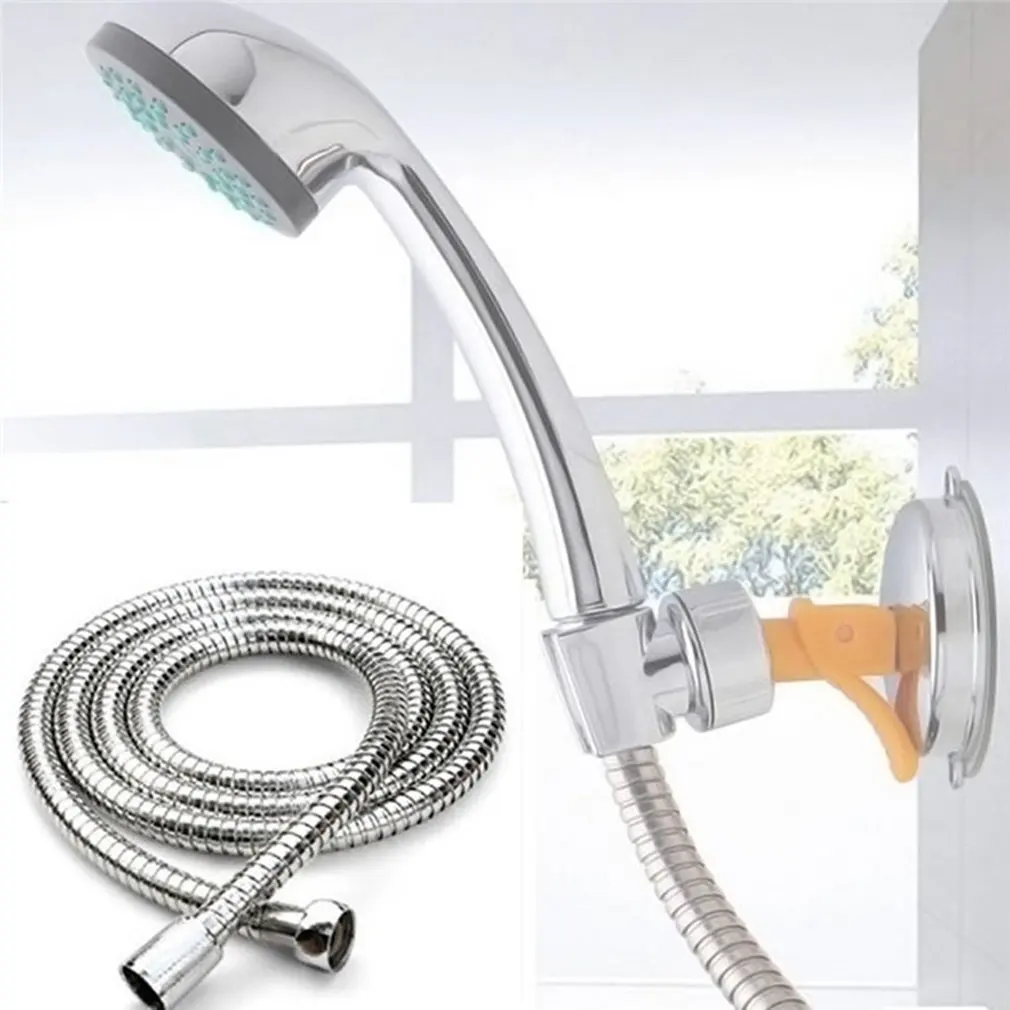 

1.5M Flexible Shower Tube Bathroom Durable Stainless Steel Water Saving Shower Extension Arm Shower Hose Extender