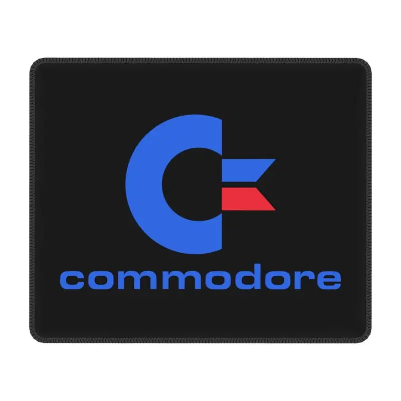 Custom Gaming Mouse Pad Anti-Slip Rubber Base Commodore 64 Mousepad C64 Amiga Computer Office Laptop Desk Table Mat Decor Cover