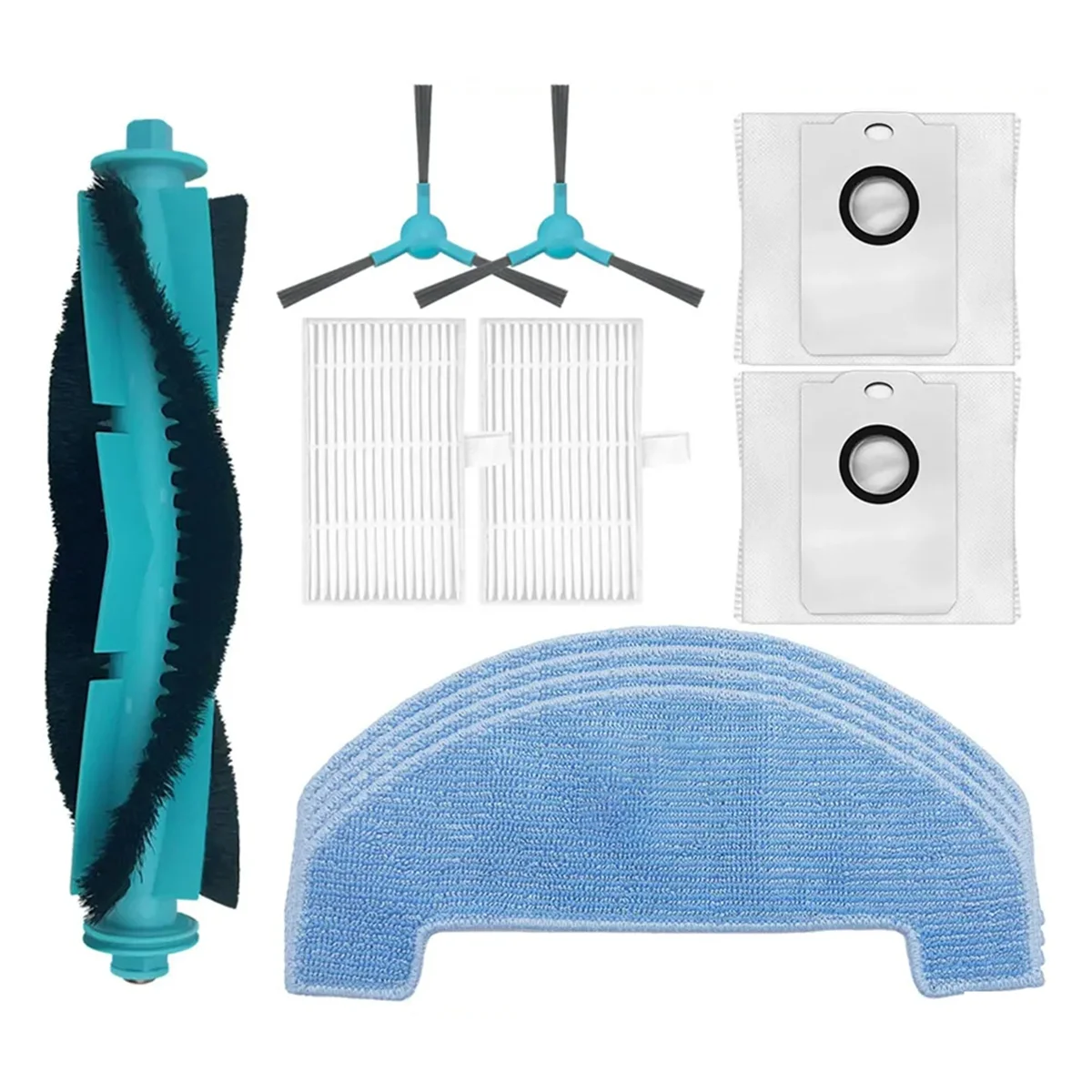 Аксессуары для робота-пылесоса Atvel R80 базовый ролик боковая щетка фильтр тряпка