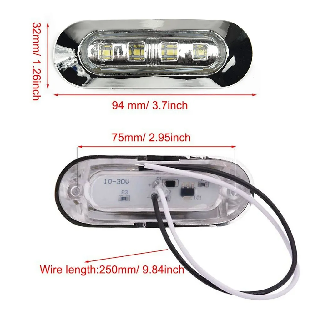 

White LED Lights Stair Marine Walkway 1.5W Accessories Courtesy Lights