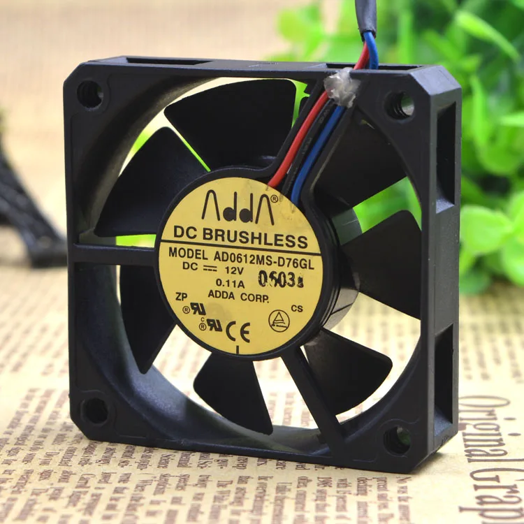 

BRAND NEW ORIGINAL 60*60*15MM Cooling Fan AD0612LX-D70GL AD0612MB-D70GL AD0612MB-D76GL AD0612MS-D70GL AD0612MS-D76GL