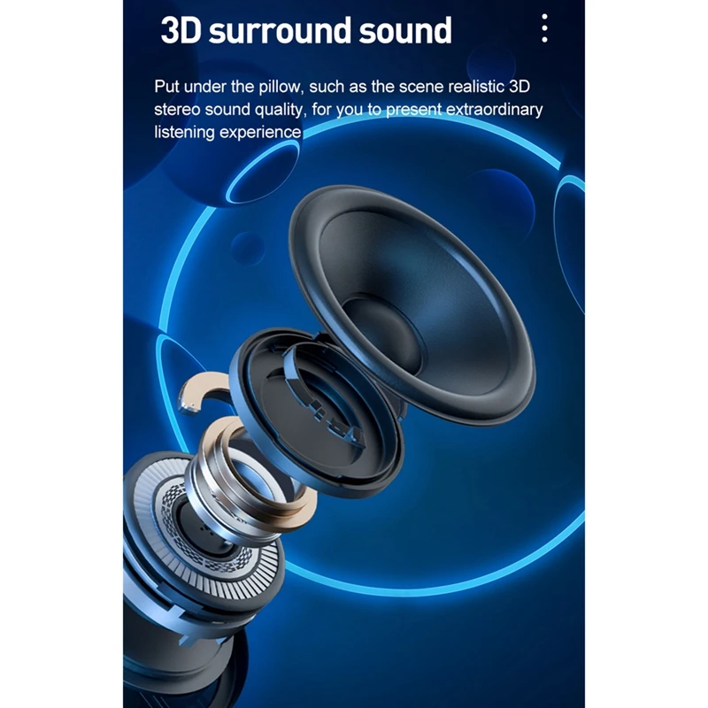Bluetooth-колонка под подушку звуковая коробка костной проводимости перезаряжаемая