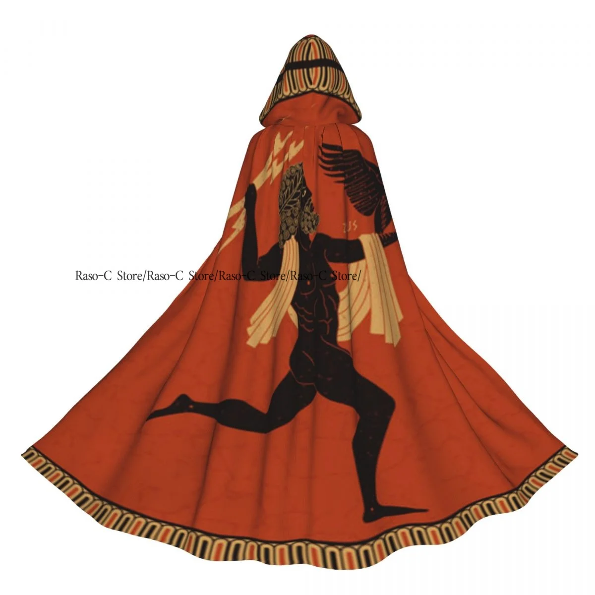 Плащ с капюшоном стиль древней греческой мифологии плащ Бога Zeus накидка вампира