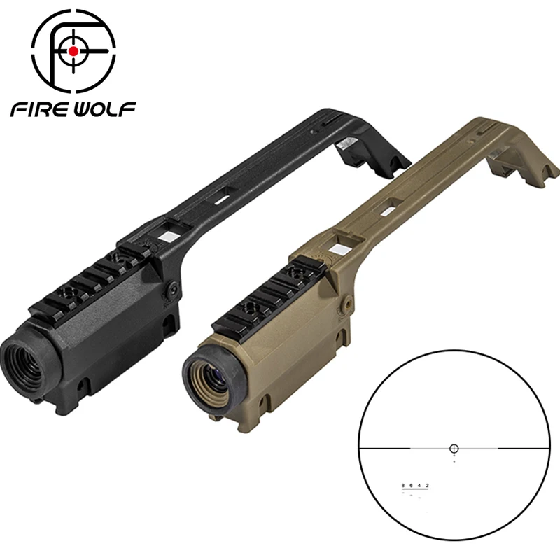 

Fire Wolf 3.5X20 Cross Hunting Base Handle G36 Rifle Scope for MP5 Metal Sight Weaver Rail Mount Outdoor Sight