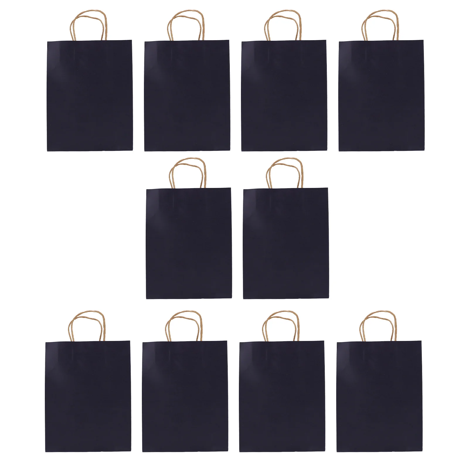 

10Pcs Paper Bag Kraft Paper Storage Bag Portable Kraft Paper Bag Gift Wrapping Bags Paper Shopping Bag for Home Bakery