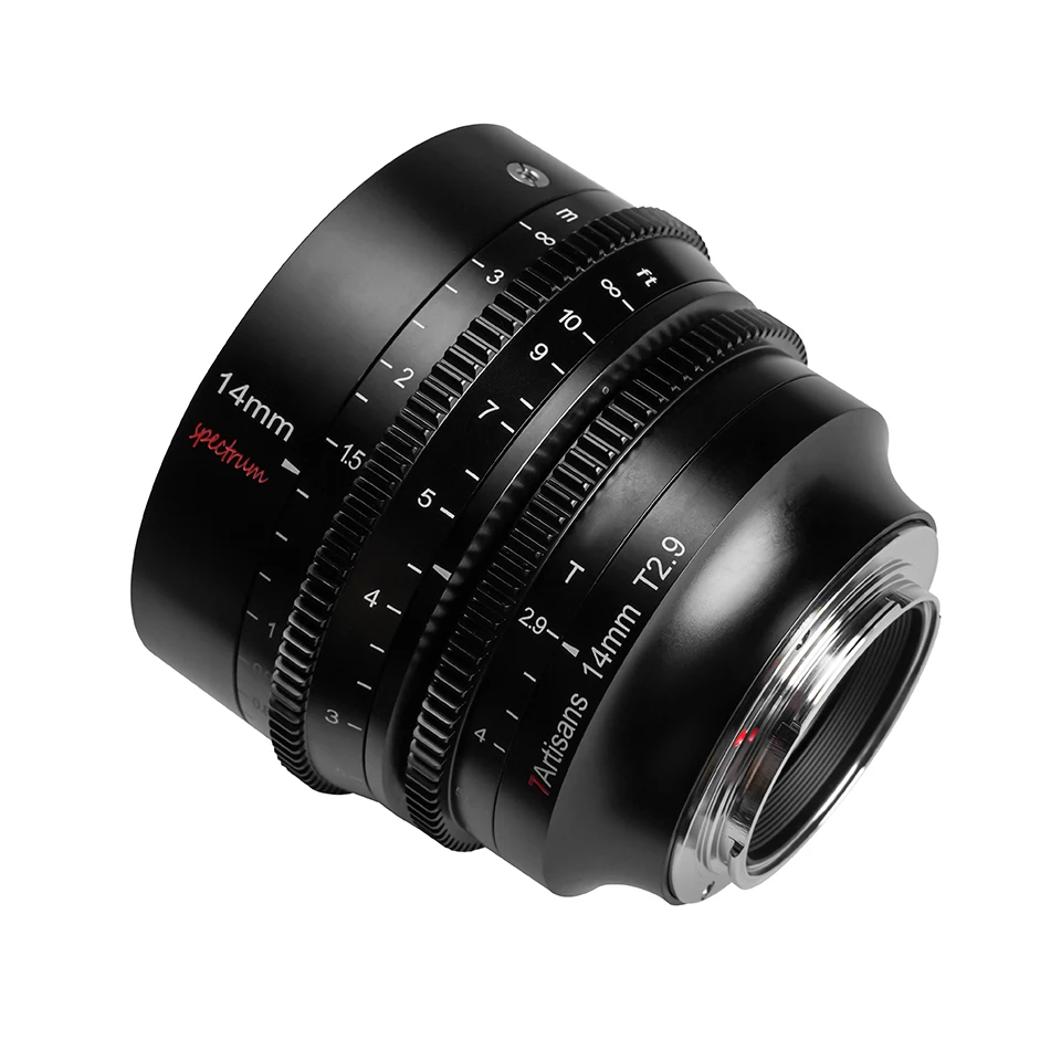 Полнокадровый 14 мм T2.9 APSH Prime Cine объектив для камеры Sony E Nikon Z Canon RF Sigma L Mount