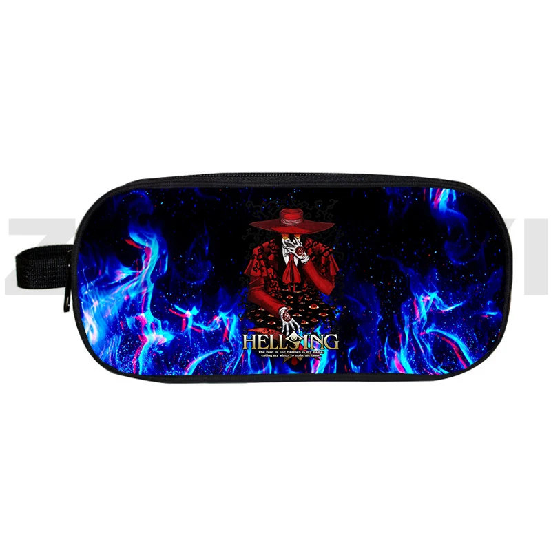 

Японский косметический Органайзер манга Alucard Eyes 3D, детский карандаш на молнии, ранцы для обучения, сумки для хранения канцелярских принадлежностей, сумки для макияжа