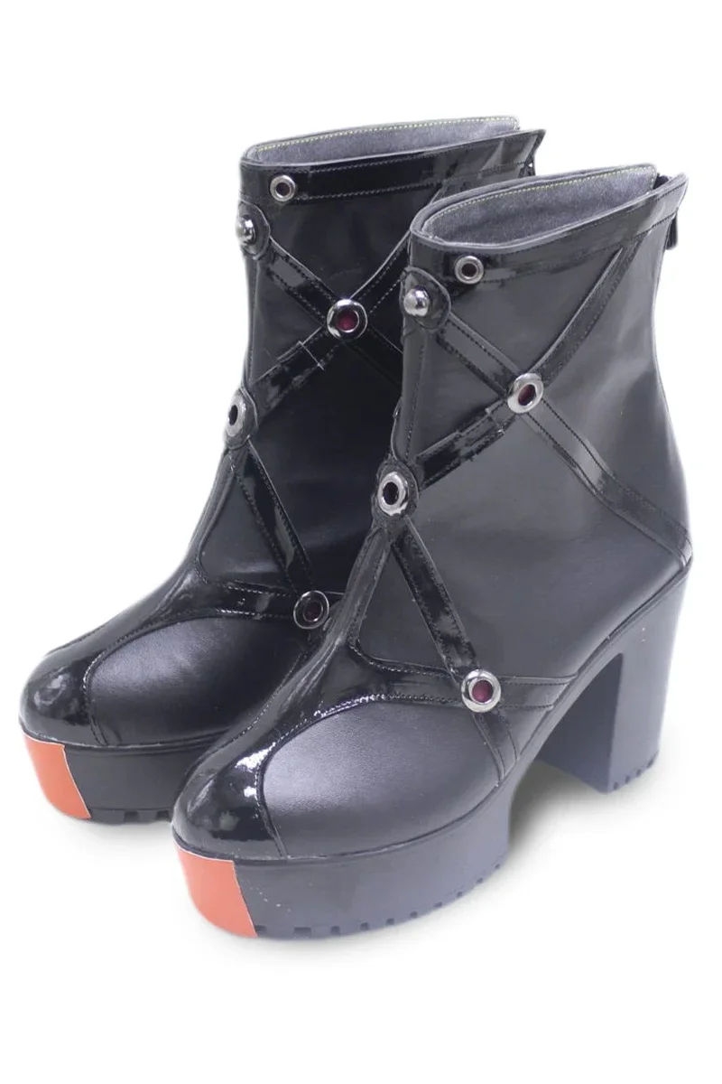 NIKKE Rapi обувь для косплея из искусственной кожи на высоком каблуке реквизит