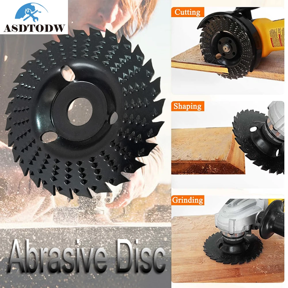 

Grinder Wheel Disc 125mm Wood Shaping Wheel, Wood Grinding Shaping Disk for Angle Grinders with 22mm Arbor