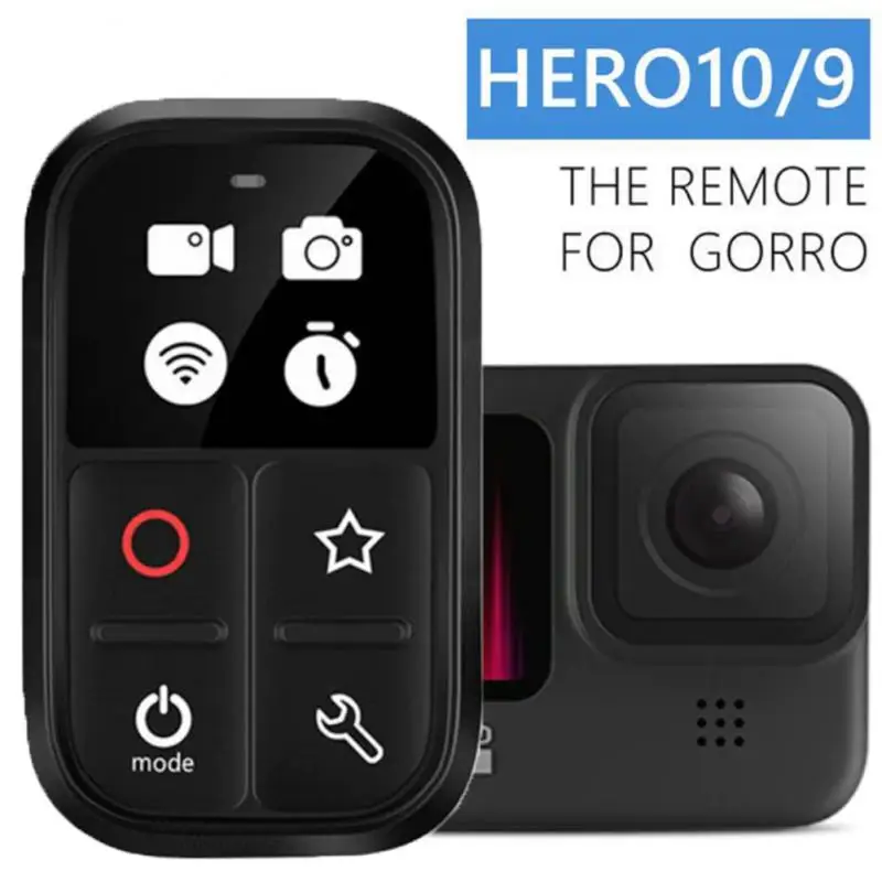 

Пульт дистанционного управления с OLED-экраном для GoPro Hero 10 9 8 Max с креплением на руку и водонепроницаемостью на запястье Gopro10 Bluetooth-совместимый...