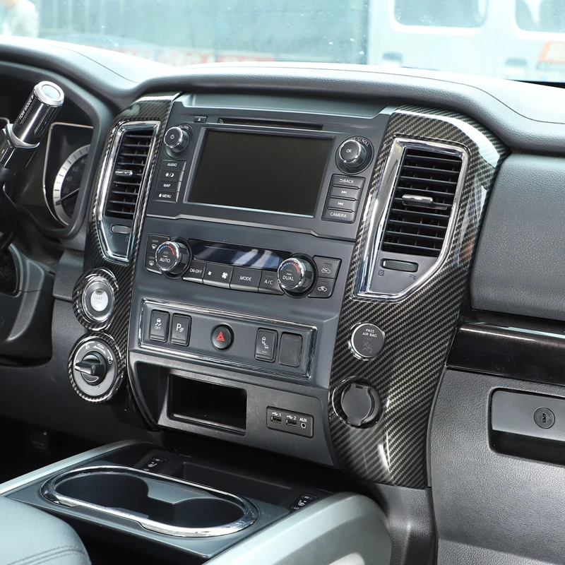 Красная Автомобильная наклейка для Nissan Titan 2016-2023 Стайлинг автомобиля центральное