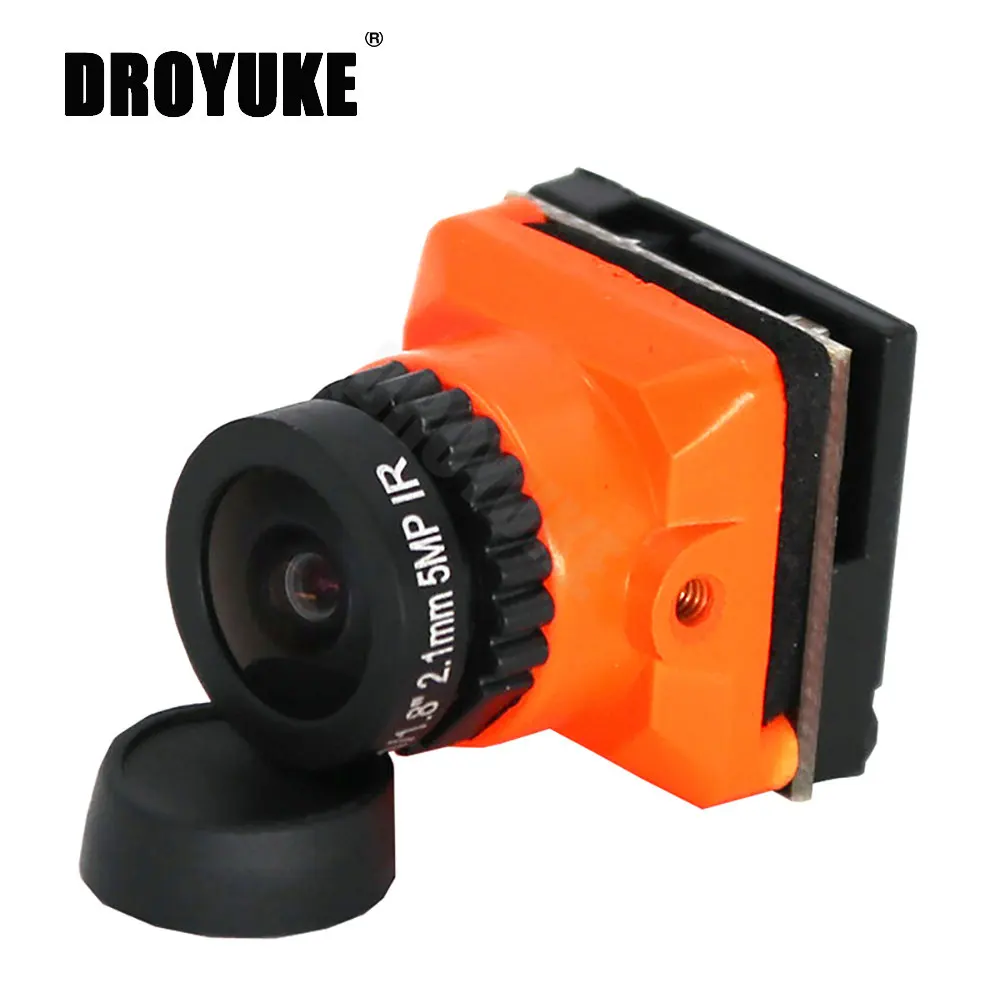 1/3 CMOS 1500TVL Мини FPV камера 2,1 мм Мощность объектива 5V-30V PAL / NTSC с OSD внутренней регулируемой для RC FPV гоночного дрона