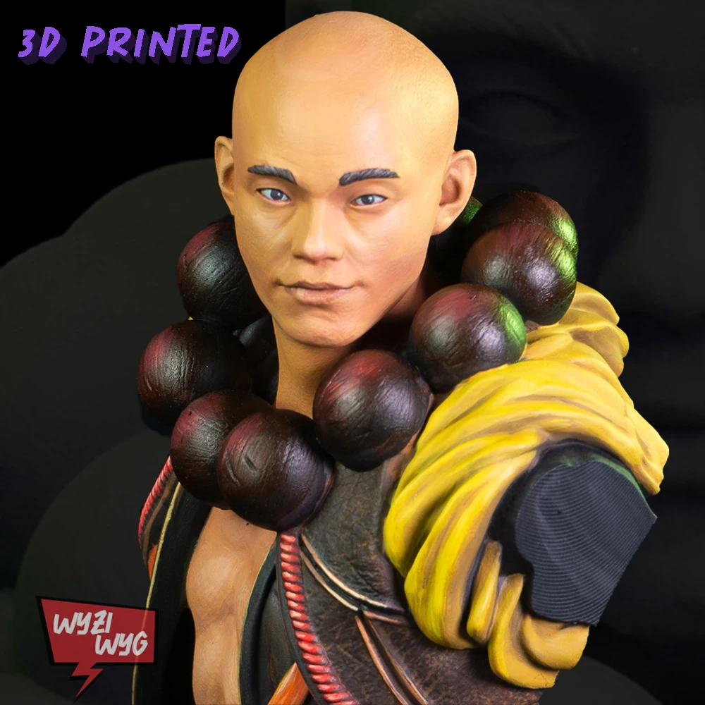

Monk Bust Miniature, Fist Master Figure, Fighter, Warrior, HD 3D Printed Resin Model, Fantasy Proxy Tabletop, Wargame, DnD TRPG