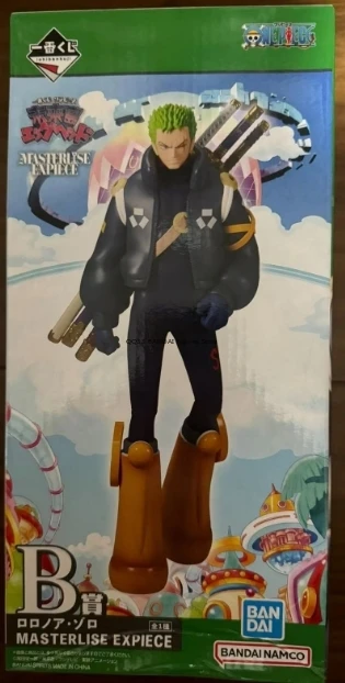 BANDAI ONE PIECE Ichiban Kuji Roronoa Zoro MASTERLISE EXPIECE Фигурка Приз B Экшн-модель Настольные украшения