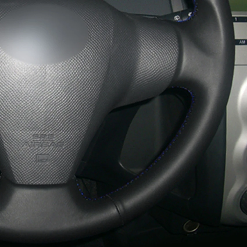 Искусственная кожа черного цвета Ручное шитье для Toyota RAV4 2006-2012 Vios 2008-2013 Yaris 2007-2011 |