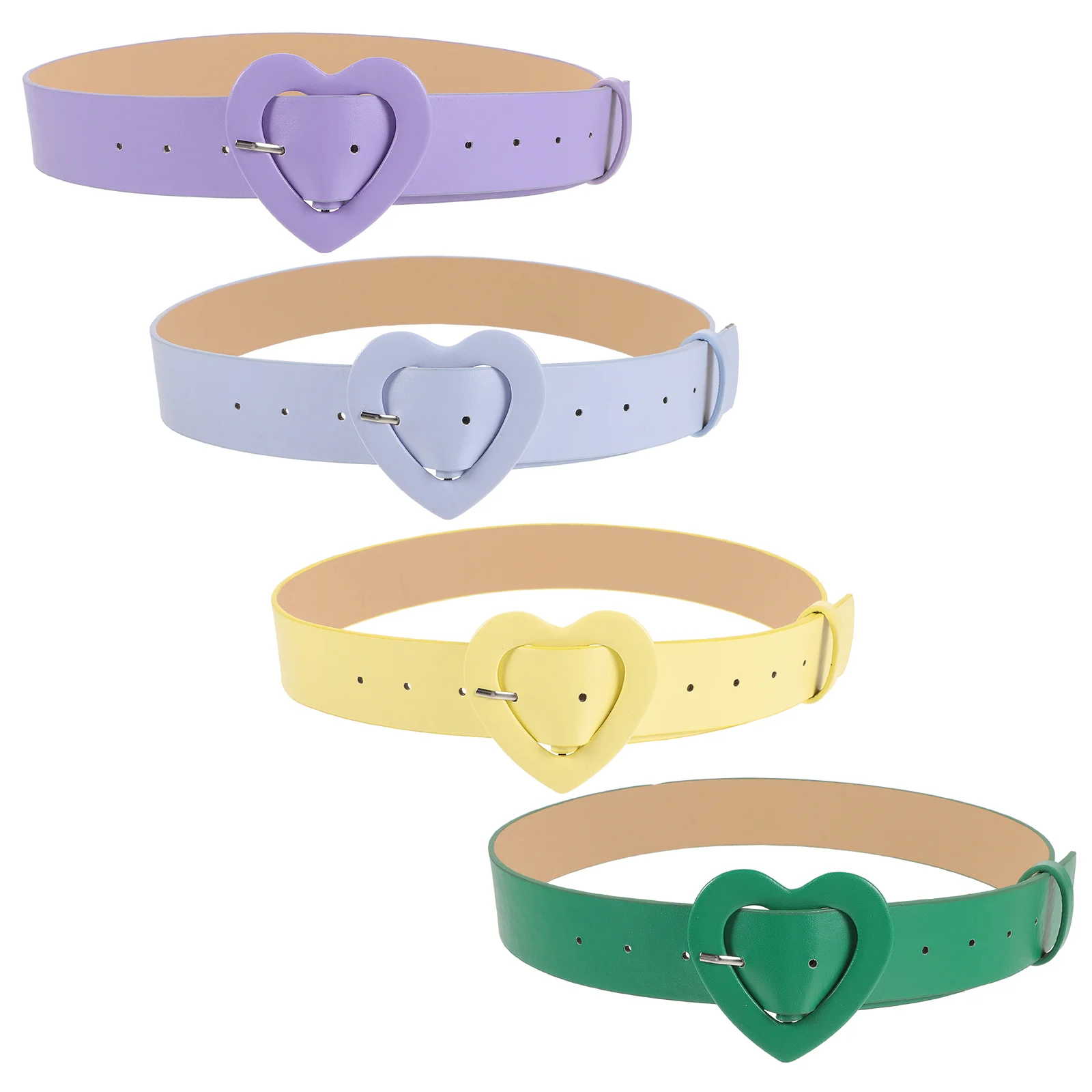 

4pcs Women Waist Belts Adjustable Waist Belt Buckle Waist Belt Decorative Waist Belt for Pants