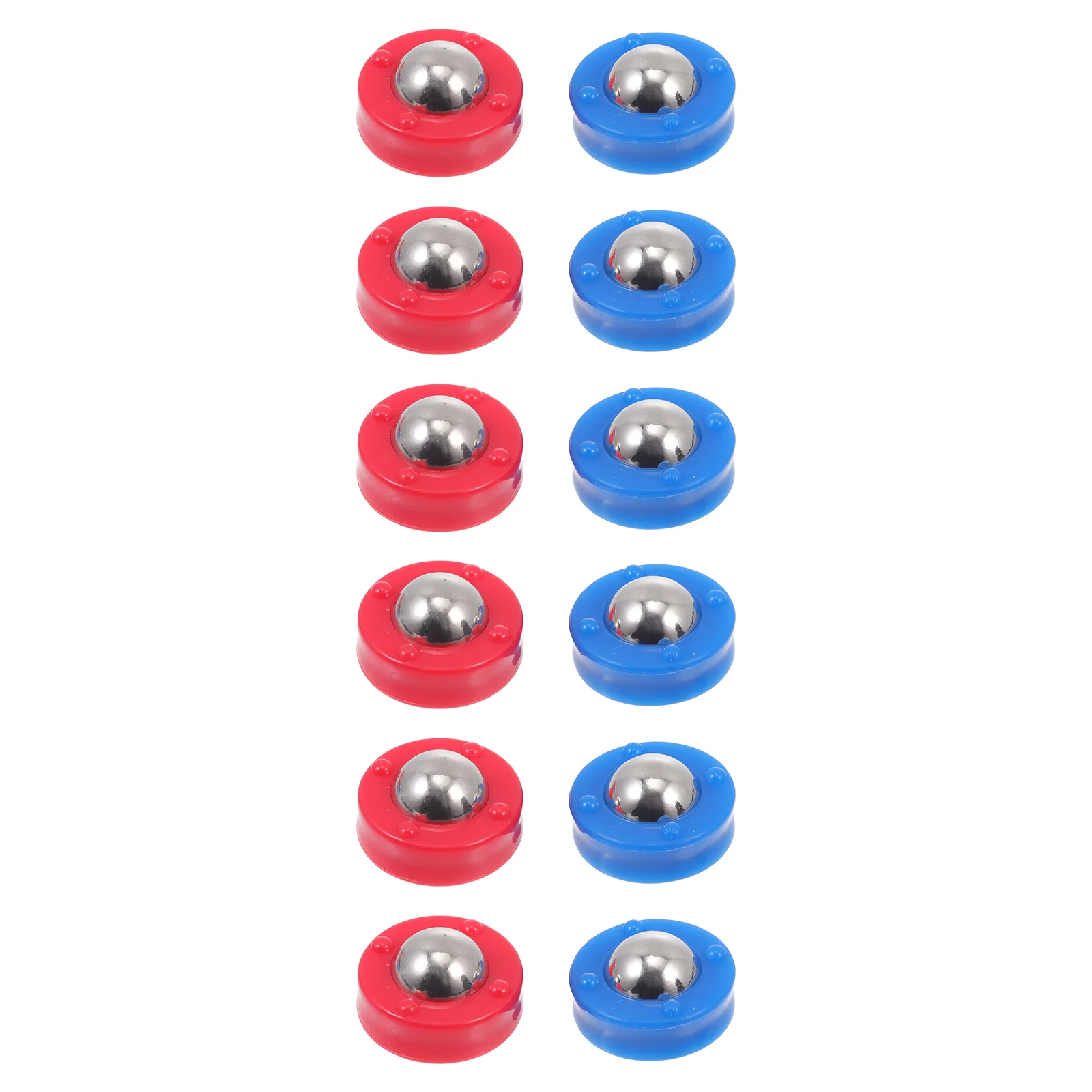 

12Pcs Rolling Balls Board Game Prop Foosball Game Toys Free Sliding Beads for Party Foosball