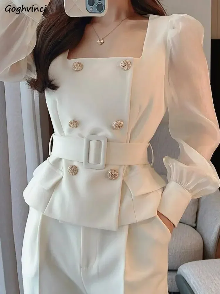 Женский шикарный костюм NMZM в Корейском стиле Весенняя Новинка простые широкие