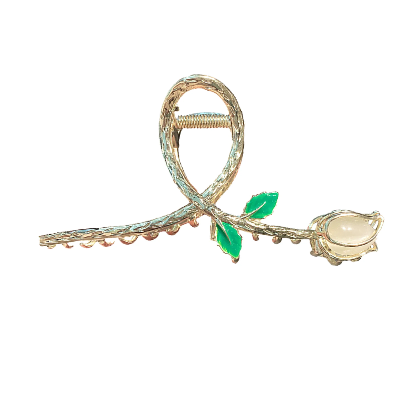 

Hair Claw Clip Non-slip Hair Clamp Fixed Firmly Non-slip Flower Hair Claw Clips For Women Girls Not Easy To Break Double