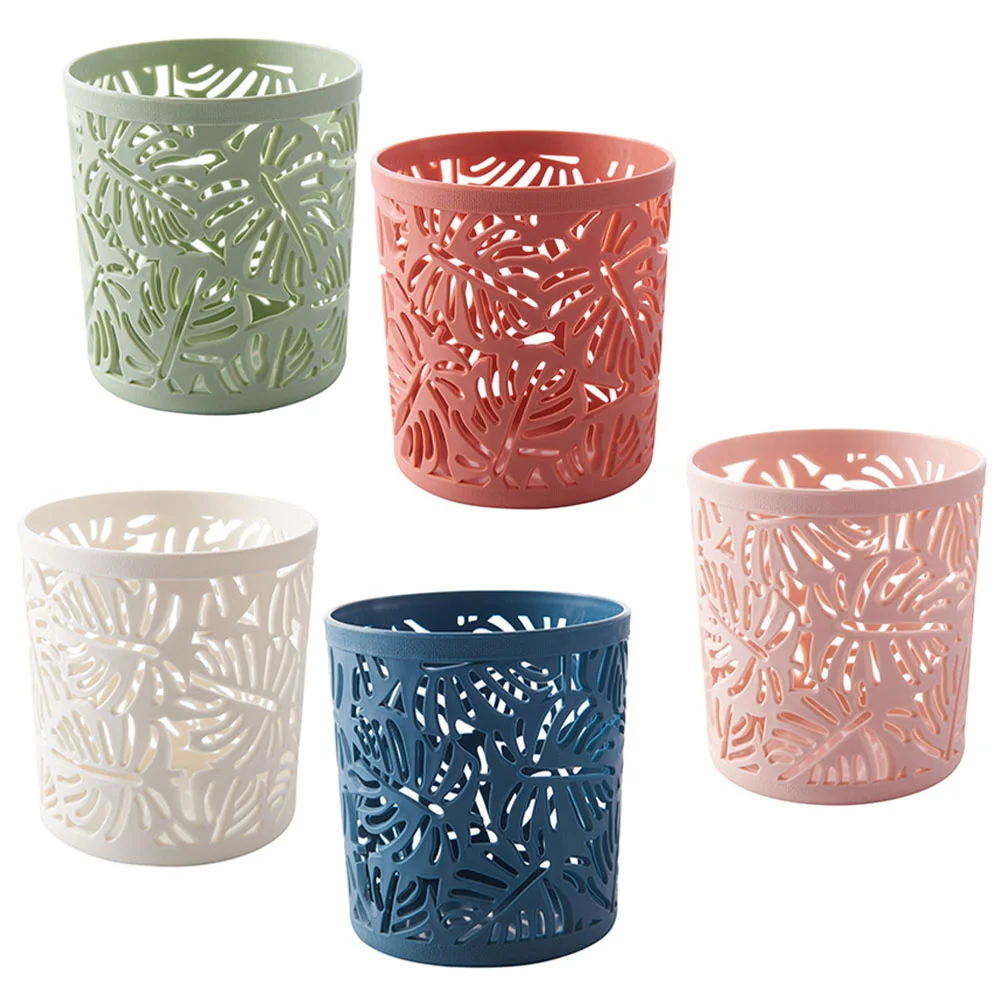 

Plastic Pen Holder Multifunctional Mini Makeup Brushes Buckets Classroom