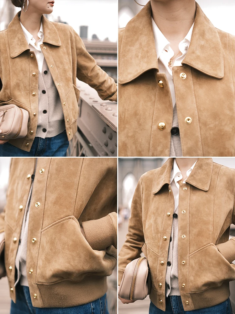 Winnietang Modern Tide Sudan Смешанные виды из овечьей кожи в стиле ретро для похудения с