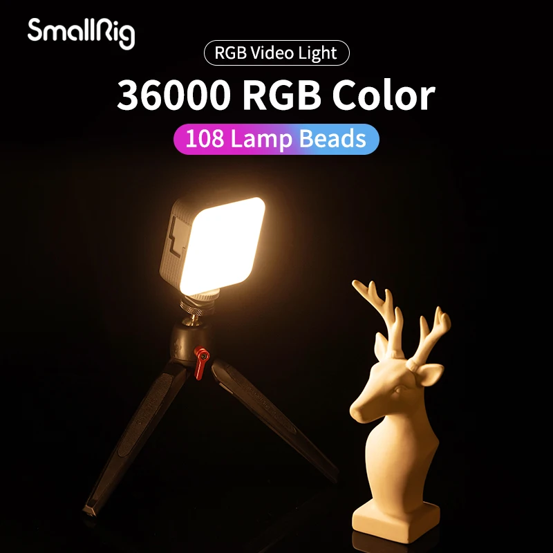 Осветитель SmallRig P108 с RGB-подсветкой 2700K-6500K