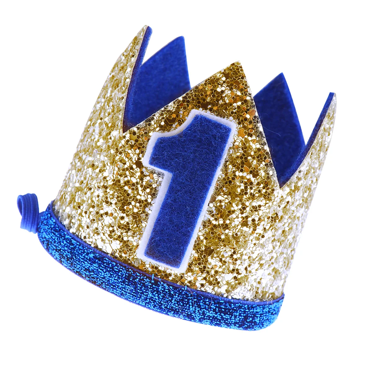 

1st Birthday Crown Kids Birthday Party Crown Blue 1 Number Printing Headdress Tiara Party Supplies