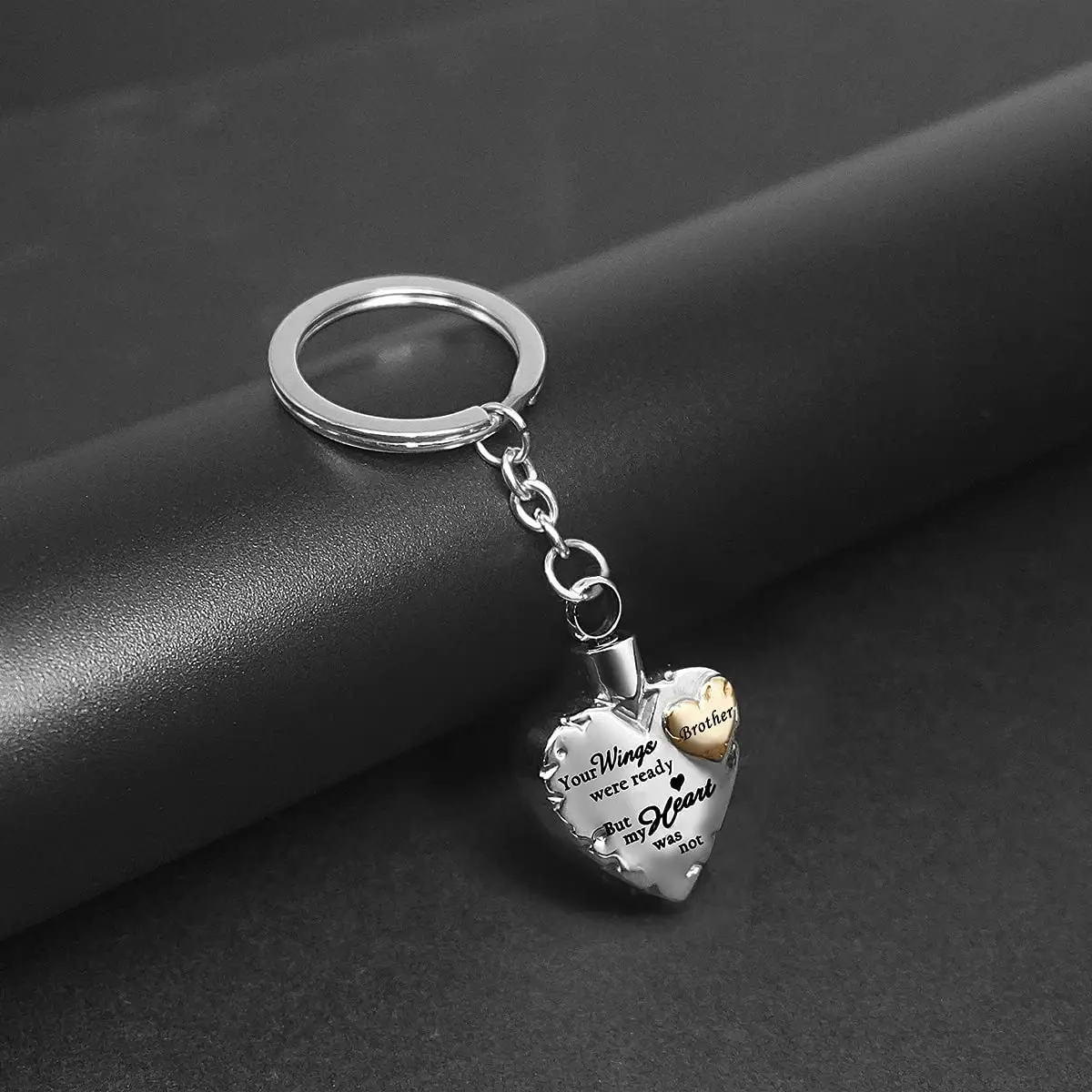 Брелок в форме сердца с подвеской для мужчин и женщин брелок-урна кремации