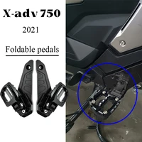 mtkracing for honda xadv x adv 750 xadv750 2021 aluminum alloy rear pedal foot stand folding footrests passenger foot pegs