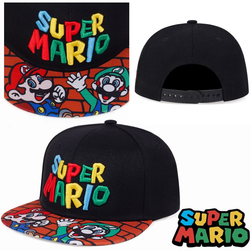 Игровая бейсболка в стиле Super Mario Bros для косплея Луиджи, Брезентовая Кепка сантехники, мультяшная шляпа Одиссея, Регулируемая шляпа для Хэллоуина
