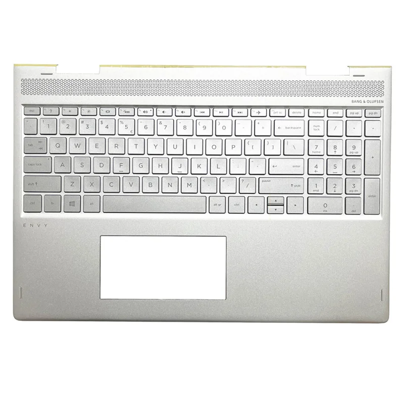 Новый серебристый чехол для упора рук HP Envy x360 15-bp 15m-bp с подсветкой клавиатура