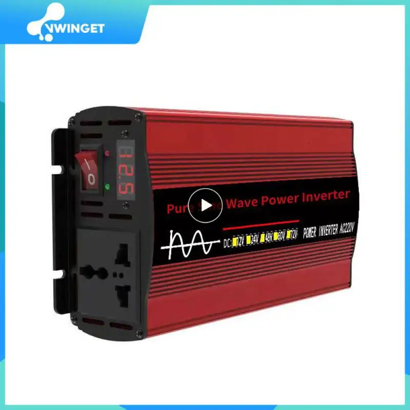 

3000W/5000W/8000W Pure Sine Wave Power Inverter DC 12v To AC 220V For Solar System Panel/Outdoor/RV/Camping Wave Power Inverter