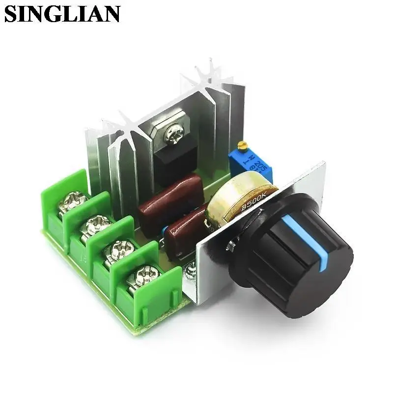 Электронный регулятор напряжения AC 50-220 В 25 А 2000 Вт