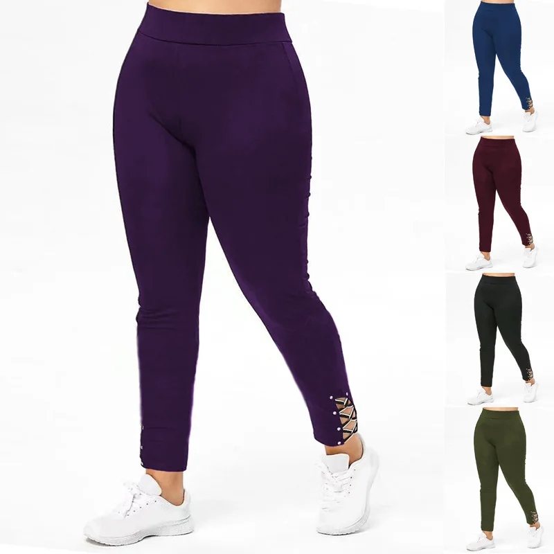 

Women's Tight Pants 2023 Autumn/Winter Solid Color Closing The Waist And Buttocks Lifting Yoga Body Building Sweatpants S-3XL