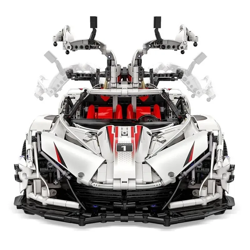 

Cada Technic 4449PCS Apollo Remote Control Racing Car V12 Hypercar Building Blocks RC Supercar Sports Vehicle Bricks Toys Gifts