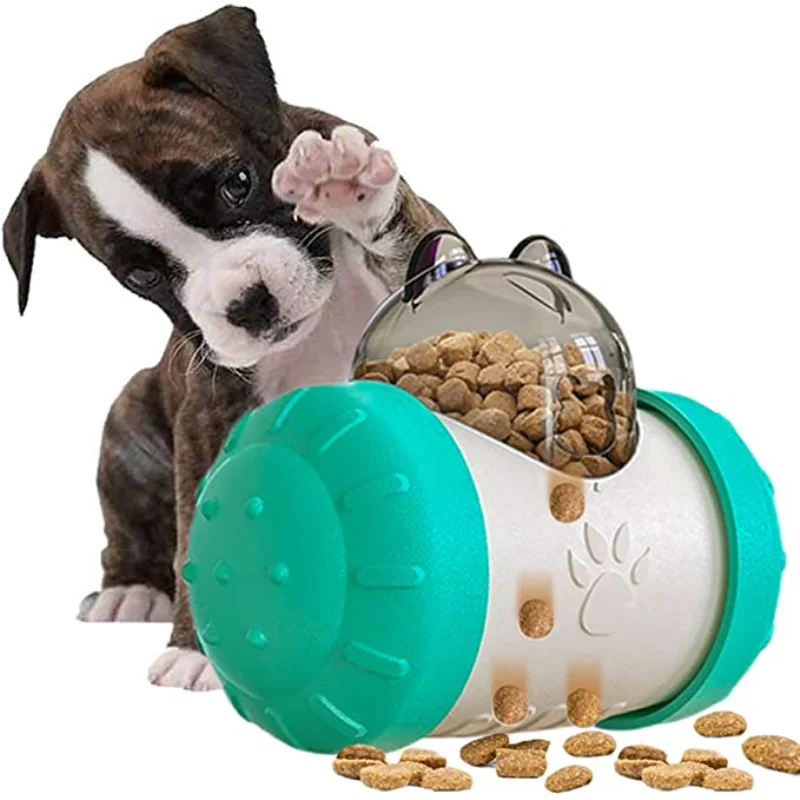 

Dog Puzzle Toys Pet Food Interactive Tumbler Slow Feeder Funny Toy Food Treat Dispenser for Pet Dogs Cats Training Dog Supplies