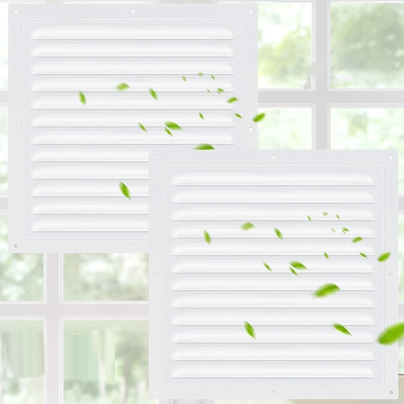 2 шт. вентиляционные отверстия для чердака алюминиевые настенные металлические с