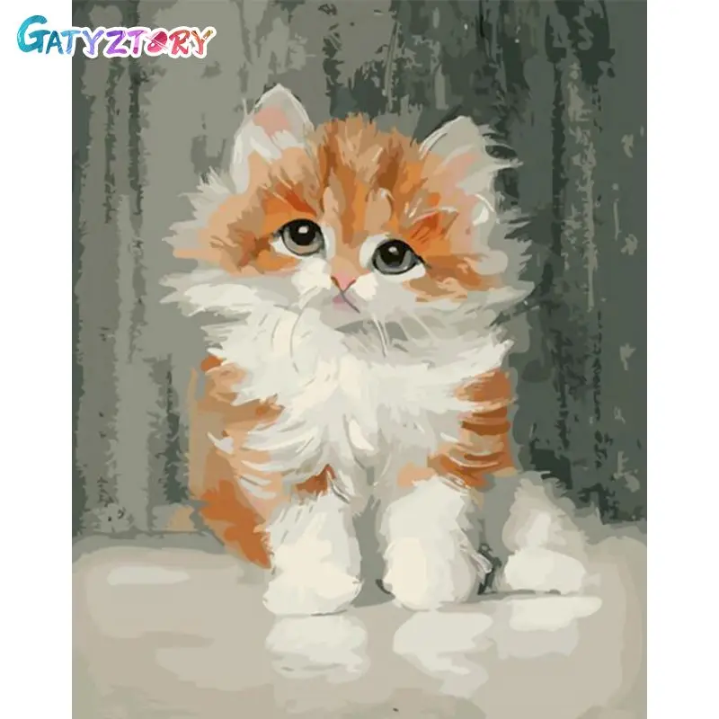 

Картина по номерам на холсте «Кот», для детей и взрослых
