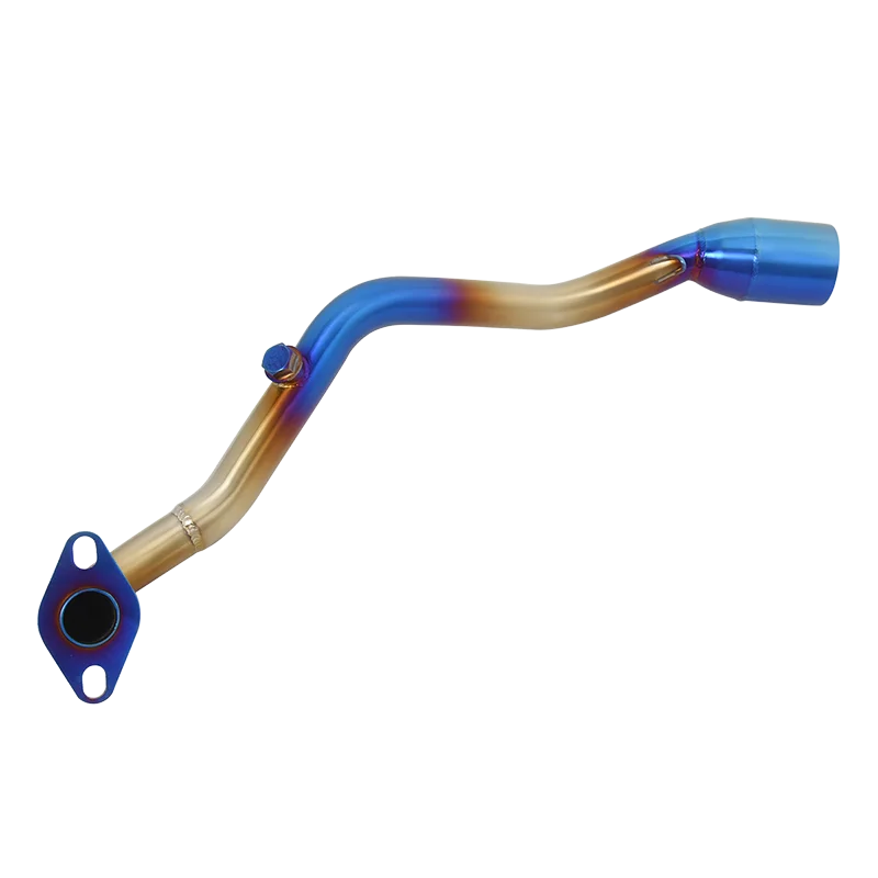 Фото Выхлопная система Slip On для мотоцикла YAMAHA Cygnus Gryphus 125cc, передняя соединительная труба из нержавеющей стали, подходит для глушителя 51 мм. №5