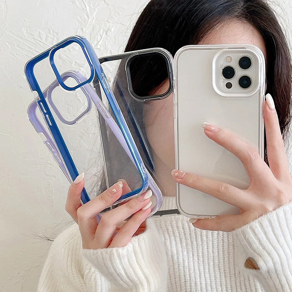 

3 in 1 Clear Phone Cases For Huawei P30 Pro P40 Lite 5G Case Soft Funda Honor 10 Lite 20 30s Mate 30 40 50 Nova 5T 6 7 8 9 Cover